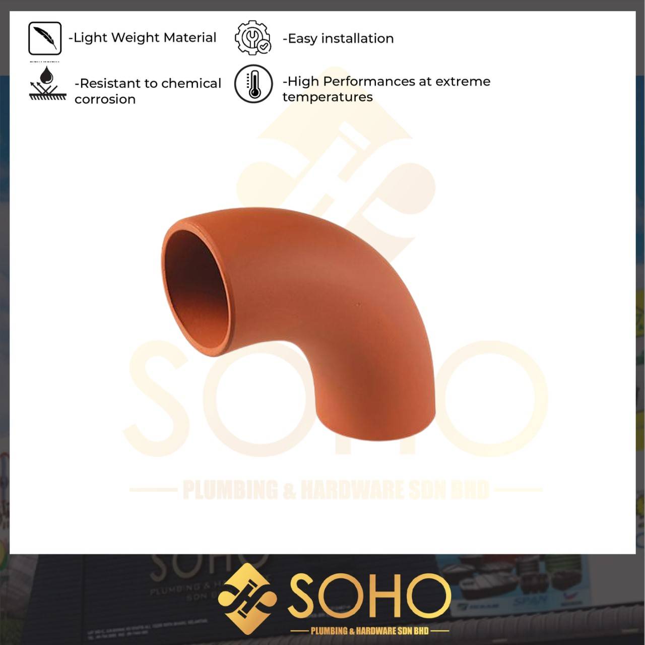 VITRIFIED CLAY PIPE BEND 90